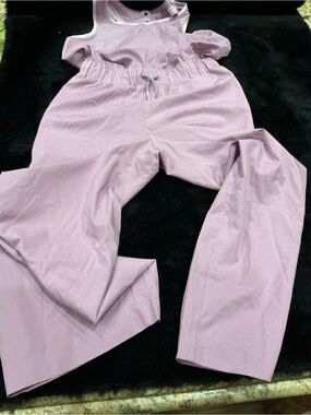 Athleta Jump For Joy Jumpsuit Girl Lilac Size Large (12)
